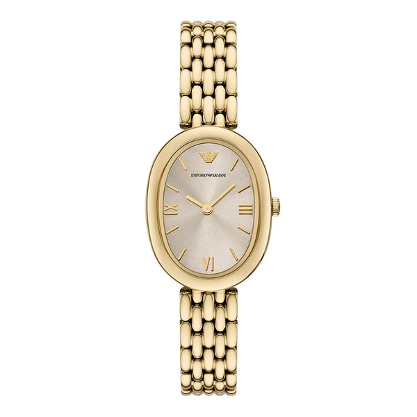 Emporio Armani - Gold Oval Women's Watch