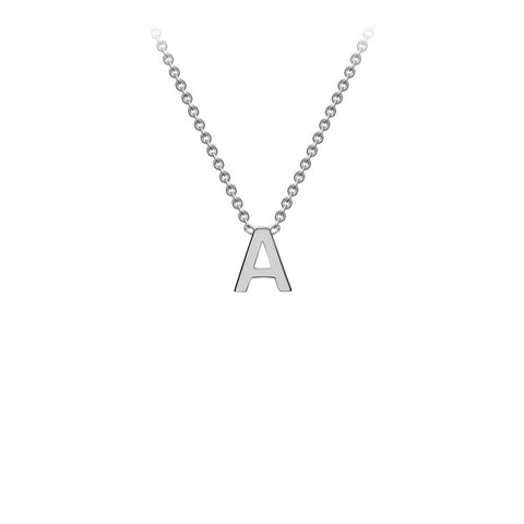 Brent Weatherall - 9ct White Gold Initial Letter Chain Necklace