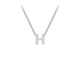 Brent Weatherall - 9ct White Gold Initial Letter Chain Necklace