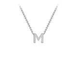 Brent Weatherall - 9ct White Gold Initial Letter Chain Necklace