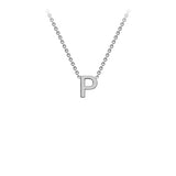 Brent Weatherall - 9ct White Gold Initial Letter Chain Necklace