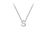 Brent Weatherall - 9ct White Gold Initial Letter Chain Necklace
