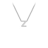 Brent Weatherall - 9ct White Gold Initial Letter Chain Necklace