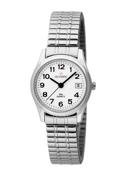 Olympic - Stainless Steel Ladies Expandable Watch