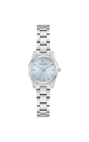 Bulova - Ladies Surveyor Mini Blue Dial Stainless Steel