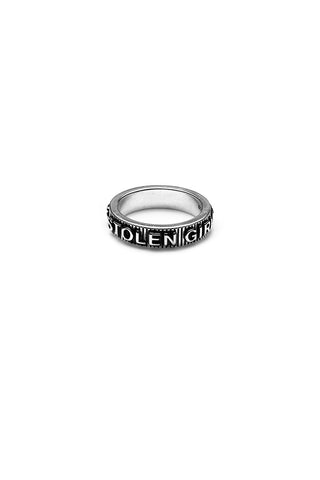 Stolen Girlfriends Club - Corrugated Text Ring