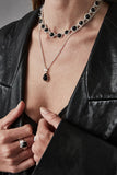 Stolen Girlfriends Club - Love Claw Drop Necklace Onyx