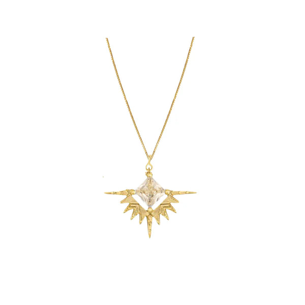 Lindi Kingi - Solstice Necklace Gold & Pale Lemon