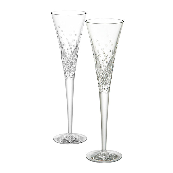 Waterford - Happy Celebration Flutes Set Of 2