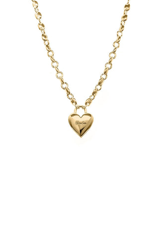 Stolen Girlfriends Club - Full Heart Necklace Gold Plate