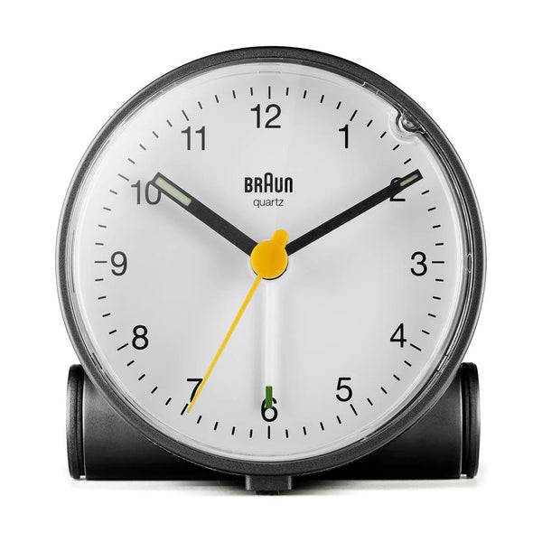 Braun - Classic Analogue Alarm Clock - Black & White