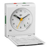Braun - Travel Analogue Alarm Clock White