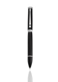 Cudworth - Ballpoint Pen, Silver Smooth: Black Lacquer & Silver