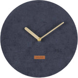 Karlsson - Retro Cord Clock Navy