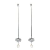 Boh Runga - Fan Tail Pearl Drop Earring