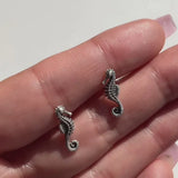 Nick Von K - Seahorse Stud Earrings in Sterling Silver