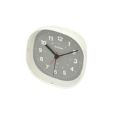 Rhythm - Super Silent Alarm Clock Grey & White