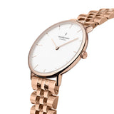 NordGreen - Native Rose Gold Link Watch