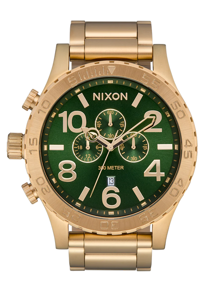 Nixon - 51-30 Chrono Gold & Green Sunray