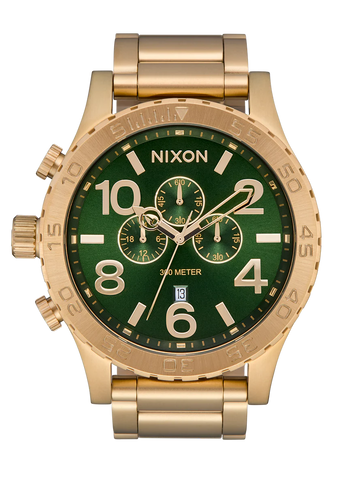 Nixon - 51-30 Chrono Gold & Green Sunray