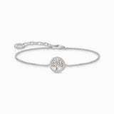 THOMAS SABO - Silver White Tree of Love Bracelet