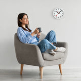 Mondaine - Classic White Frame White Dial Wall Clock