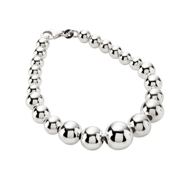 Brent Weatherall - Graduated Silver Ball Bracelet