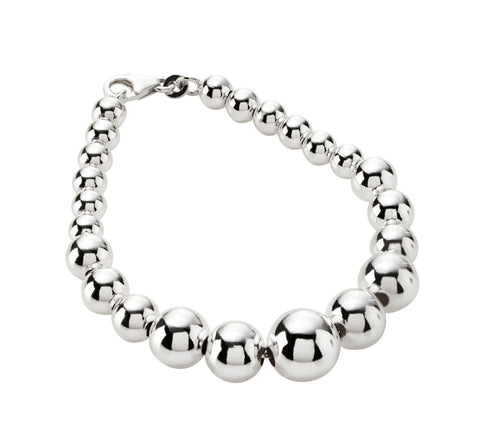 Brent Weatherall - Graduated Silver Ball Bracelet