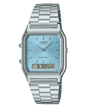 Casio - Duo Blue Face/Stainless Steel