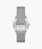 Emporio Armani Exchange - Three-Hand Date Stainless Steel Mesh Watch