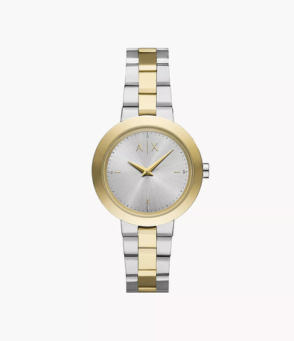 Armani Exchange - Womens Two-Hand Two-Tone Watch