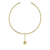 Diva - Eclisse Collier sterling silver yellow gold plated