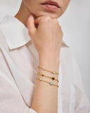 Ania Haie - Wanderer Tigers Eye Bracelet Gold Plate