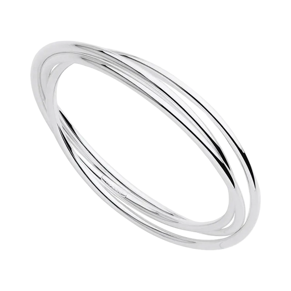 Najo - Cafe Bangle Silver 68mm