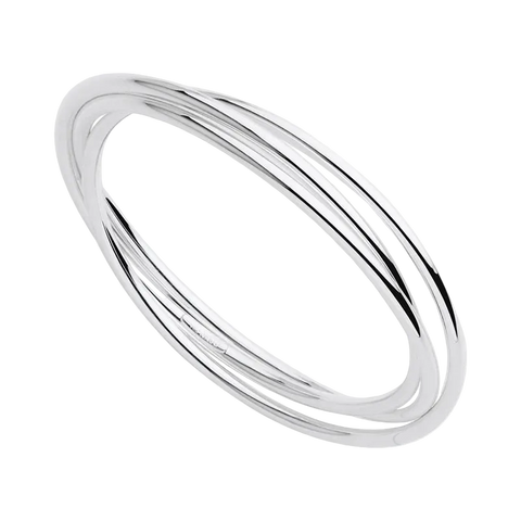 Najo - Cafe Bangle Silver 65mm