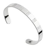 Najo - Men's Solid Silver Legacy Cuff Silver