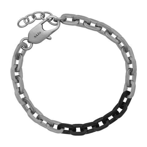 Najo - Echo Men's 2-Tone Steel Bracelet
