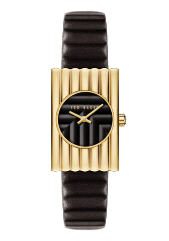 Ted Baker - Rectangle Framed Leather Watch