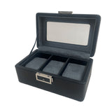Watch Box - 3 Slot Watch Box Black