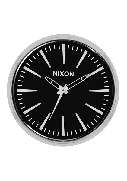 Nixon - Black & Silver Wall Clock