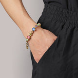 Dyrberg/Kern - Calice Gold Bracelet Multi Pastel