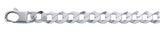 Brent Weatherall - Sterling Silver Hammered Curb Chain Light Weight 60cm