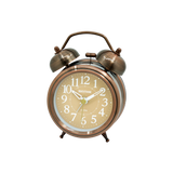 Rhythm - Bell Alarm Clock Copper Coloured