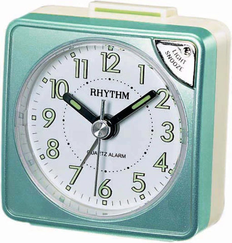 Rhythm - Alarm Clock Green Square
