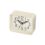 Rhythm - Alarm Clock White Plastic