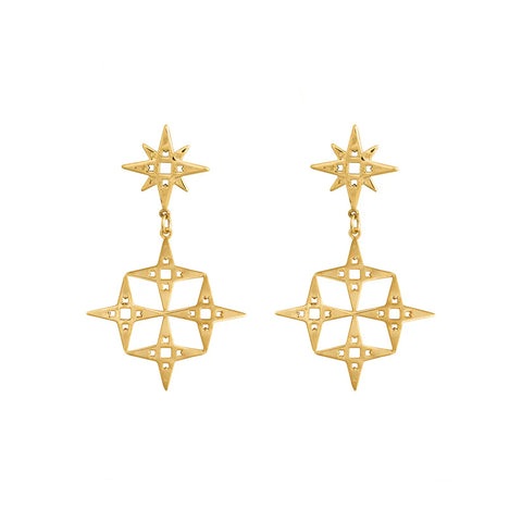 Lindi Kingi - Constellation Earrings Gold