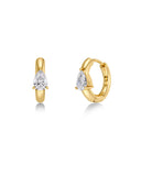 Edblad - Arrow Hoops Small Gold Plate