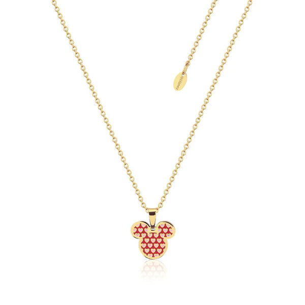 Couture Kingdom - Mickey Mouse Heart Enamel Necklace