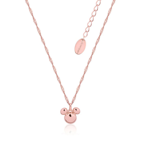 Disney Couture Kingdom - Rose Gold Plated Mickey Necklace
