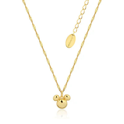 Disney Couture Kingdom - yellow Gold Plated Mickey Necklace
